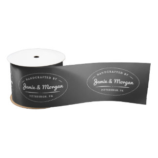 Heritage Handcrafted Name Label Cut and Sew Satin Ribbon
