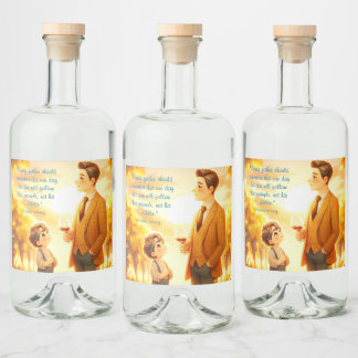 Heritage & Harvest – Father’s Vineyard Liquor Bottle Label
