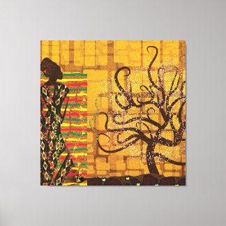 Heritage in Gold – Klimt Inspired Art Canvas Print