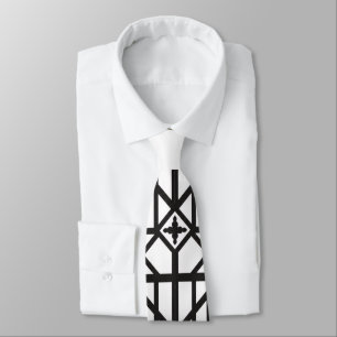 Heritage Lattice line Tudor Architecture inspired Tie