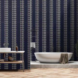 Heritage Luxe (Indigo + Earth) Luxury Wallpaper