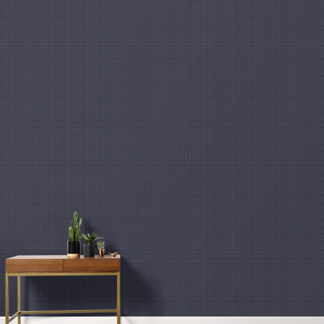 Heritage Luxe No. 4 (Indigo + Earth) Luxury Wallpaper (Hallway)