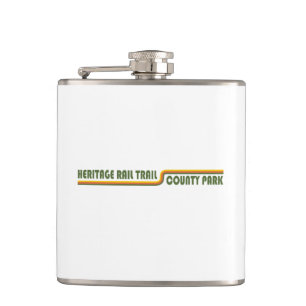 Heritage Rail Trail County Park Hip Flask