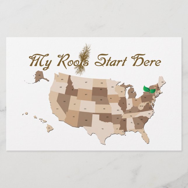Heritage Roots Stationery (Front)