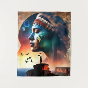 Heritage Warrior Art Tapestry