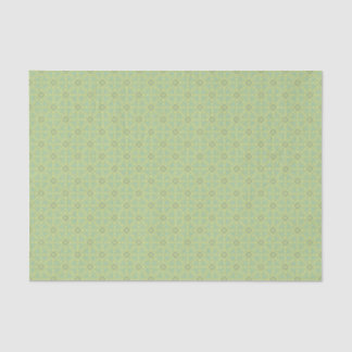 Heritage Western Geometric Classic Green Tissue Paper