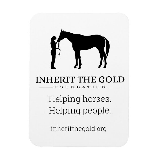 Hériter le logo Gold Foundation Magnet (Vertical)