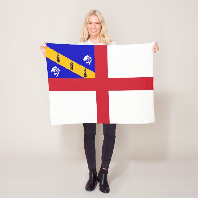 Herm Flag Fleece Blanket (In Situ)