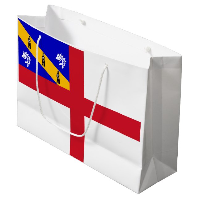 Herm Flag Large Gift Bag (Front Angled)