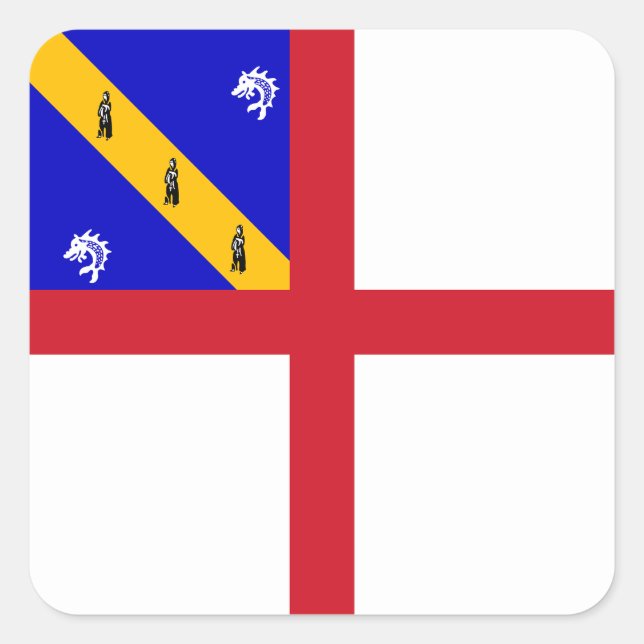 Herm Flag Square Sticker (Front)