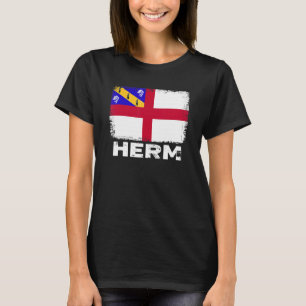 Herm Flag Support Herm People Women Men T-Shirt