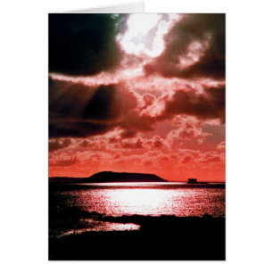 HERM ISLAND AT SUNSET