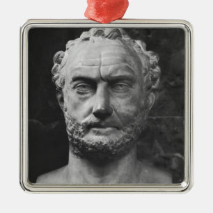 Herm of a man, said to be Thucydides Metal Ornament