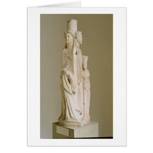 Herm triforme de Hecate, sculpture de marbre, pe