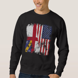 Herm USA Flag - Half American Sweatshirt
