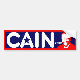 Herman Cain 2012 Bumper Sticker
