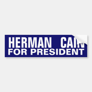 Herman Cain Bumper Sticker