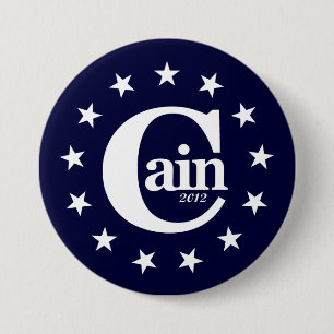 Herman Cain for President 2012 3" Campaign Button