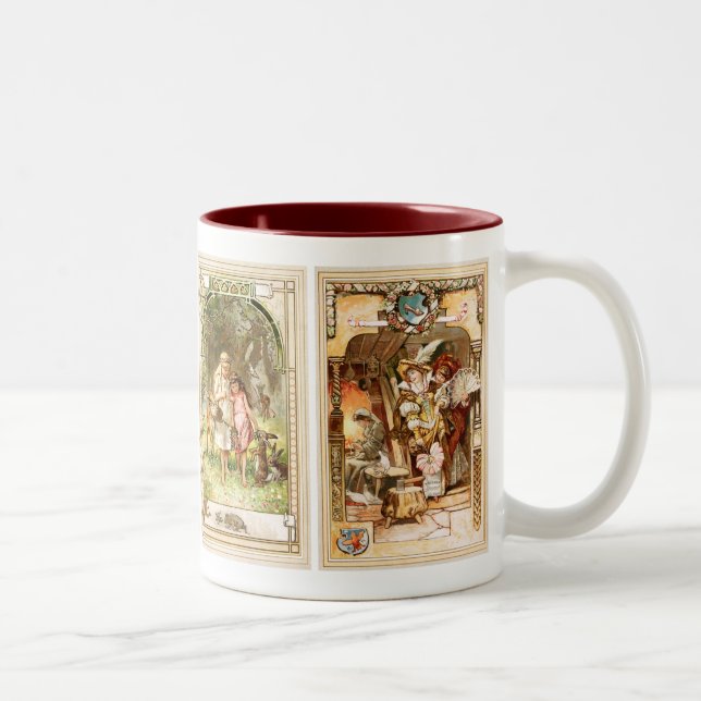 Hermann Vogel - Fairy Tales Two-Tone Coffee Mug (Right)