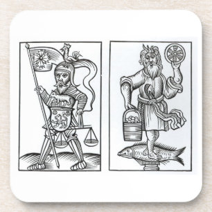 Hermensul or Irmensul (left) and Crodon (right) id Coaster
