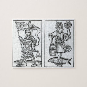 Hermensul or Irmensul (left) and Crodon (right) id Jigsaw Puzzle