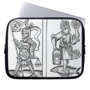 Hermensul or Irmensul (left) and Crodon (right) id Laptop Sleeve