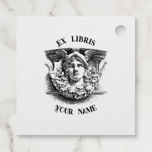 Hermes ancient god antique ex libris favour tags