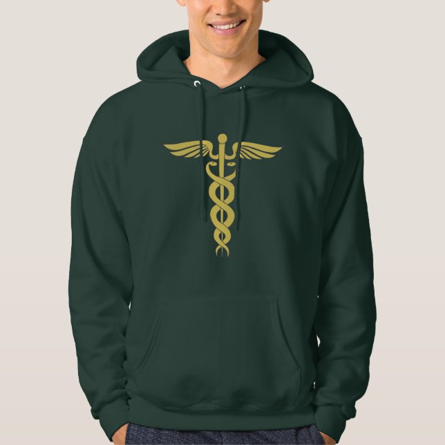 Hermes - God Symbol - Herald of the Gods Hoodie (Front)