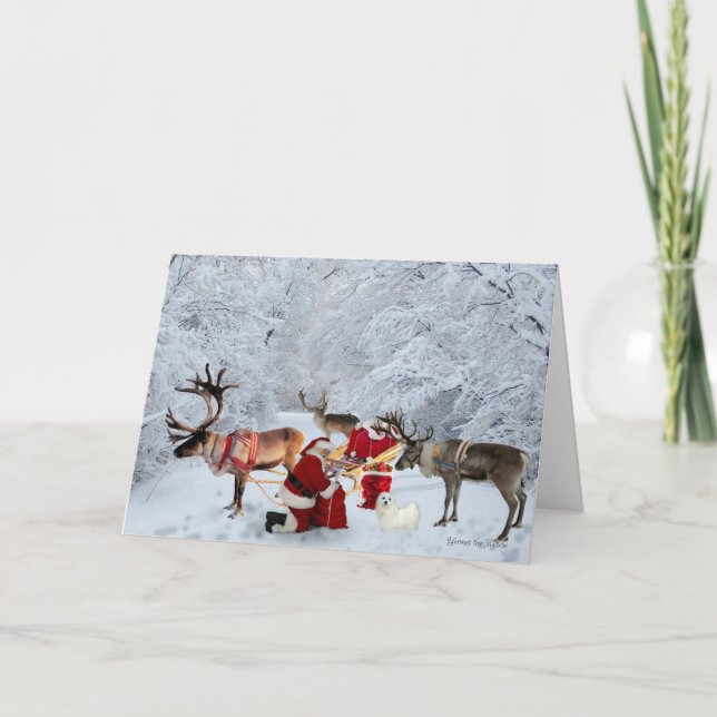 Hermès la carte de voeux de Noël maltaise (Devant)