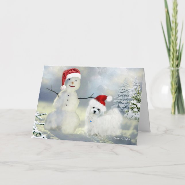 Hermès la carte de voeux de Noël maltaise (Devant)