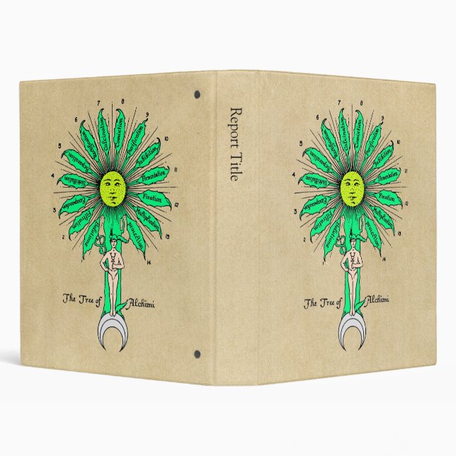 Hermes Mercury Tree of Alchemy Binder (Background)