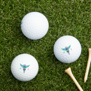 Hermes staff with monogram modern chic art golf balls