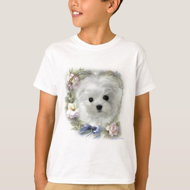 Hermes the Maltese T-Shirt (Front)
