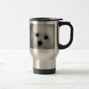 Hermes the Maltese Travel Mug