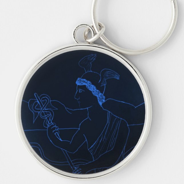Hermes - The Messenger God Keychain (Front)