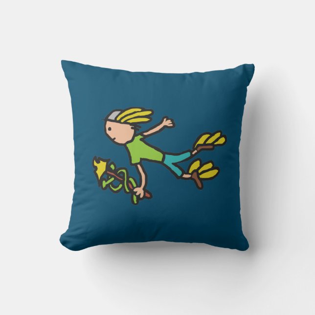 Hermes Throw Pillow (Front)