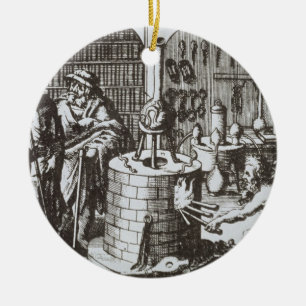 Hermetic Philosophers and an Alchemist, from 'Muse Ceramic Ornament