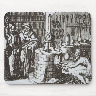 Hermetic Philosophers and an Alchemist, from 'Muse Mouse Pad