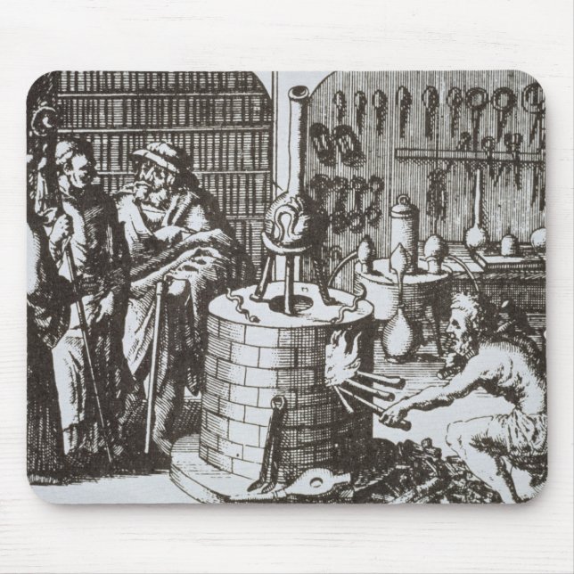 Hermetic Philosophers and an Alchemist, from 'Muse Mouse Pad (Front)