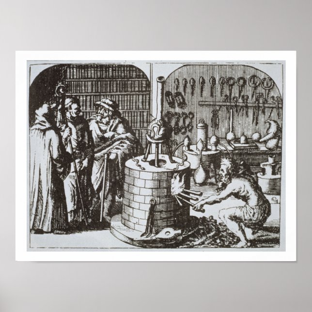 Hermetic Philosophers and an Alchemist, from 'Muse Poster (Front)