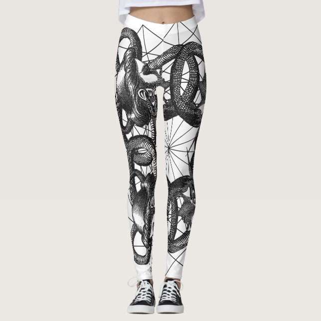 Hermetica Moderna - Medusa Intertwined Leggings (Front)