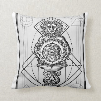 Hermetica Moderna - Sol Invictus Throw Pillow