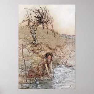 Hermia by Stream Poster