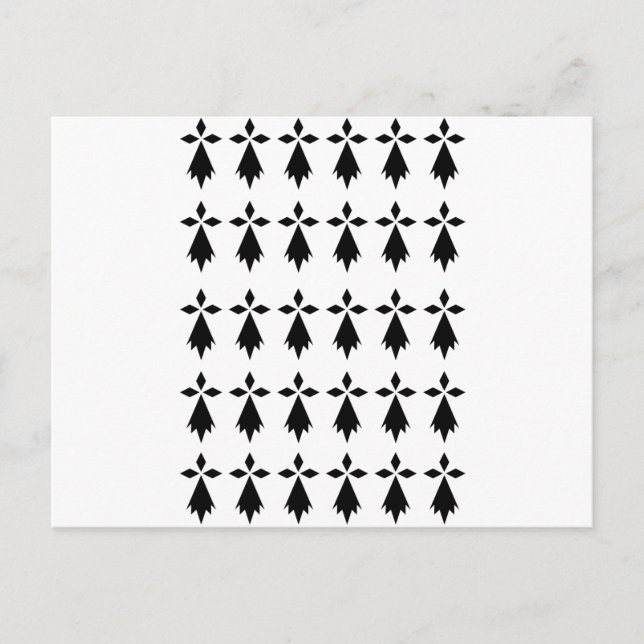 hermine drapeau Bretagne Postcard (Front)