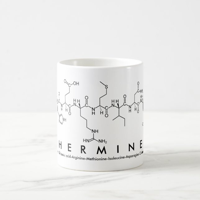 Hermine peptide name mug (Center)