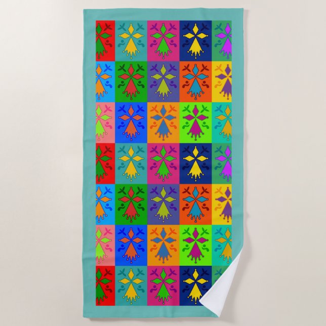 Hermine Pop Beach Towel (Front)