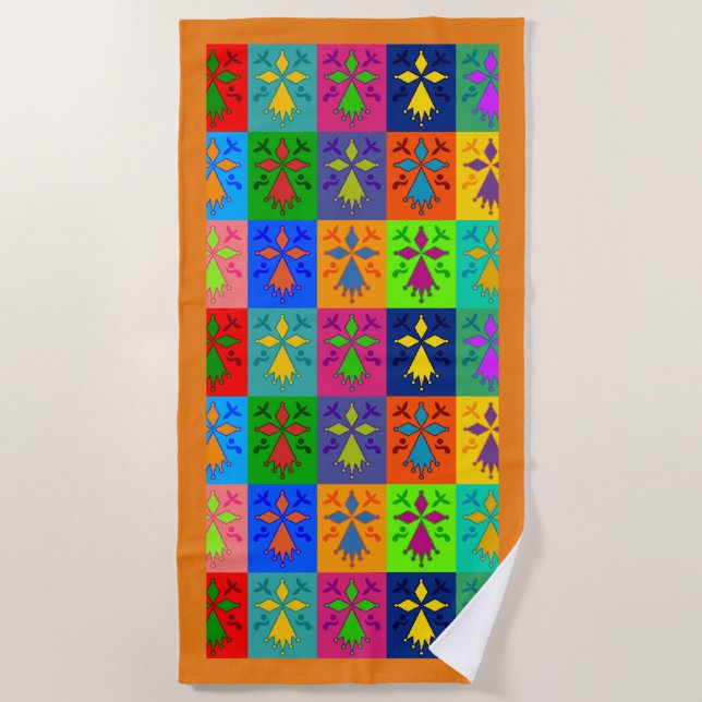 Hermine Pop Beach Towel (Front)