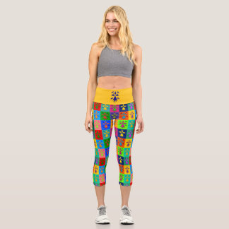 Hermine Pop Capri Leggings