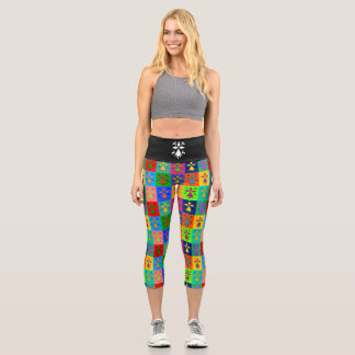 Hermine Pop Capri Leggings