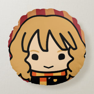 Hermione Granger Cartoon Character Art Round Pillow